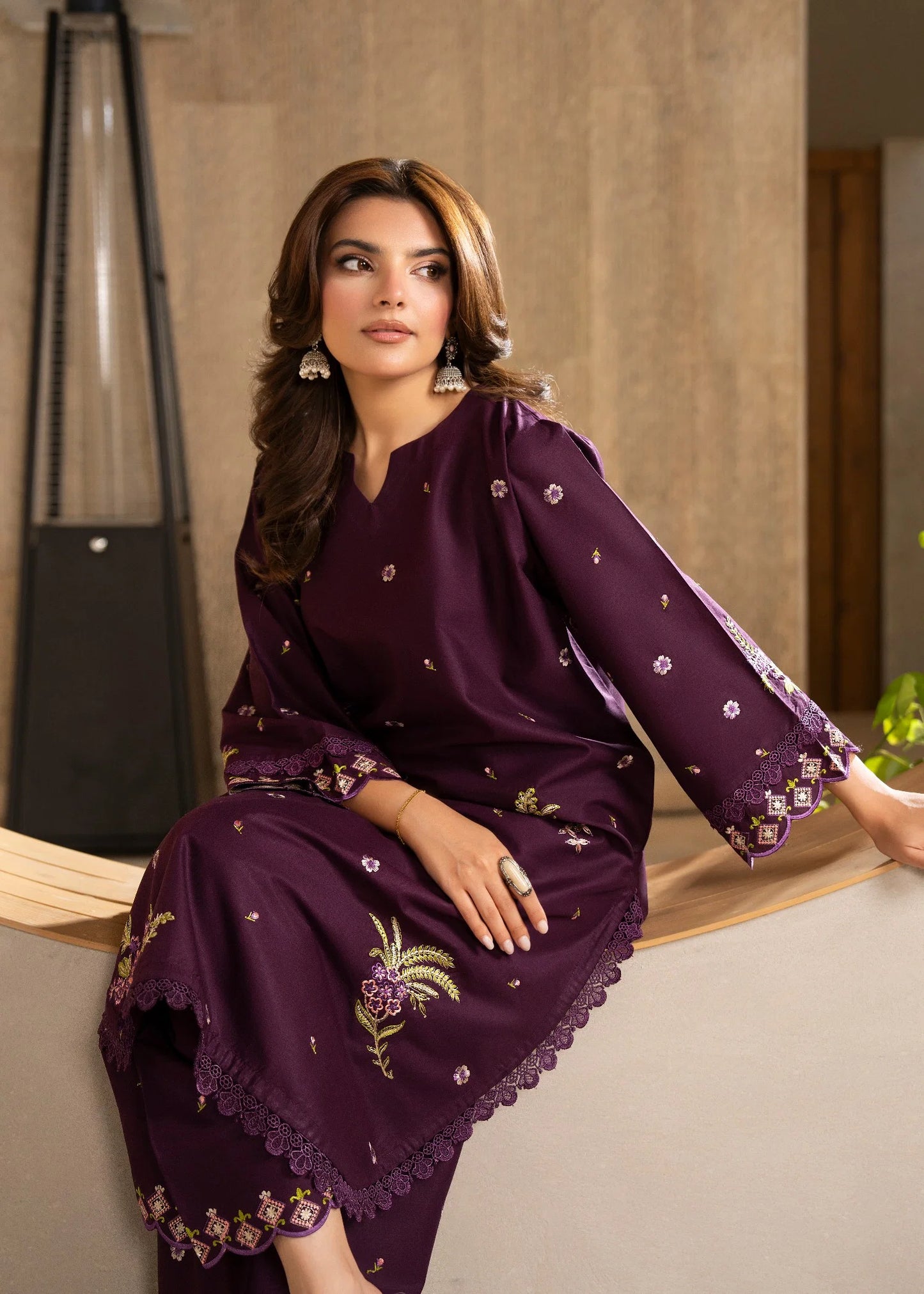 Aaira 2pc -  Luxury Embroidered Lawn