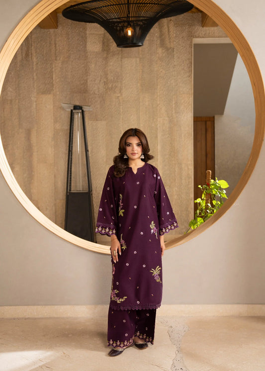 Aaira 2pc -  Luxury Embroidered Lawn