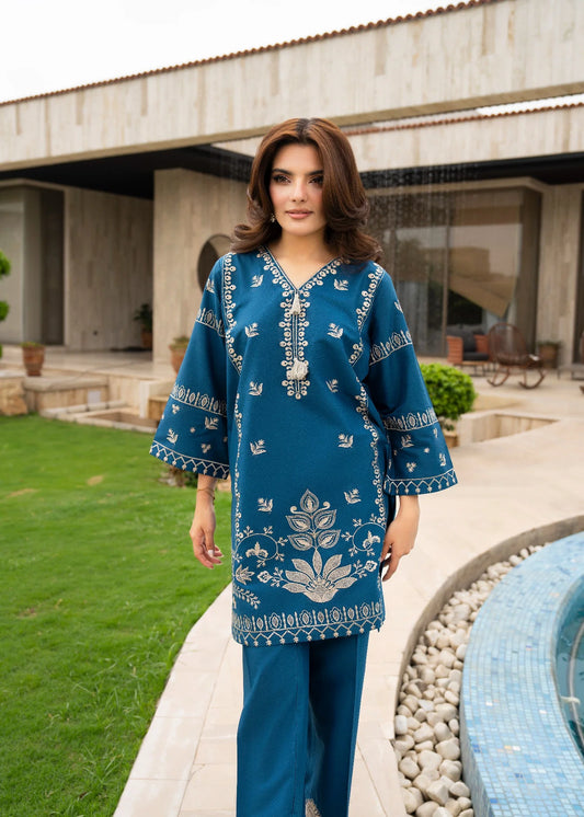Syra 2pc -  Luxury Embroidered Lawn