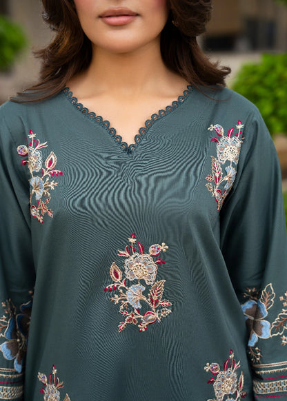 ELARA 2pc -  Luxury Embroidered Lawn