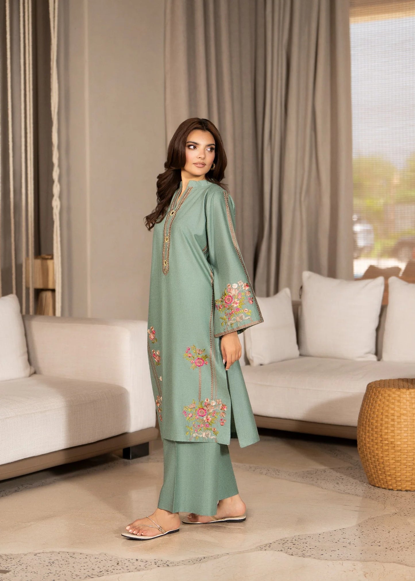 Asteria 2pc -  Luxury Embroidered Lawn