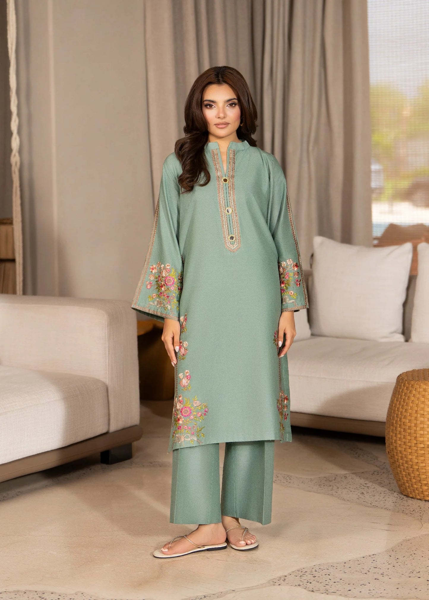 Asteria 2pc -  Luxury Embroidered Lawn