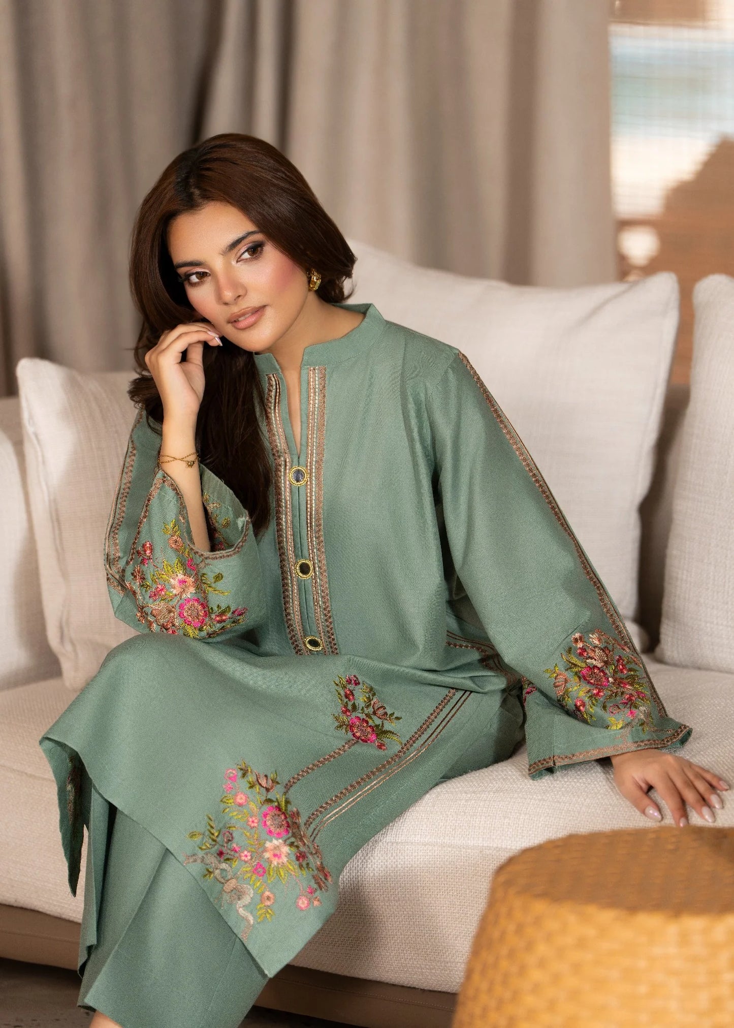Asteria 2pc -  Luxury Embroidered Lawn