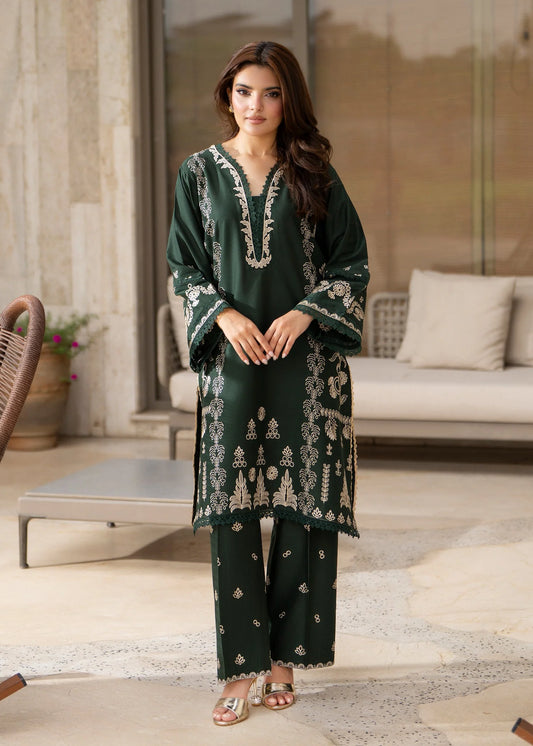Fariha 2pc -  Luxury Embroidered Lawn