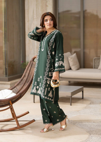 Fariha 2pc -  Luxury Embroidered Lawn