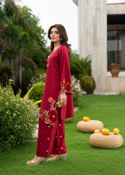 Rania 2pc -  Luxury Embroidered Lawn