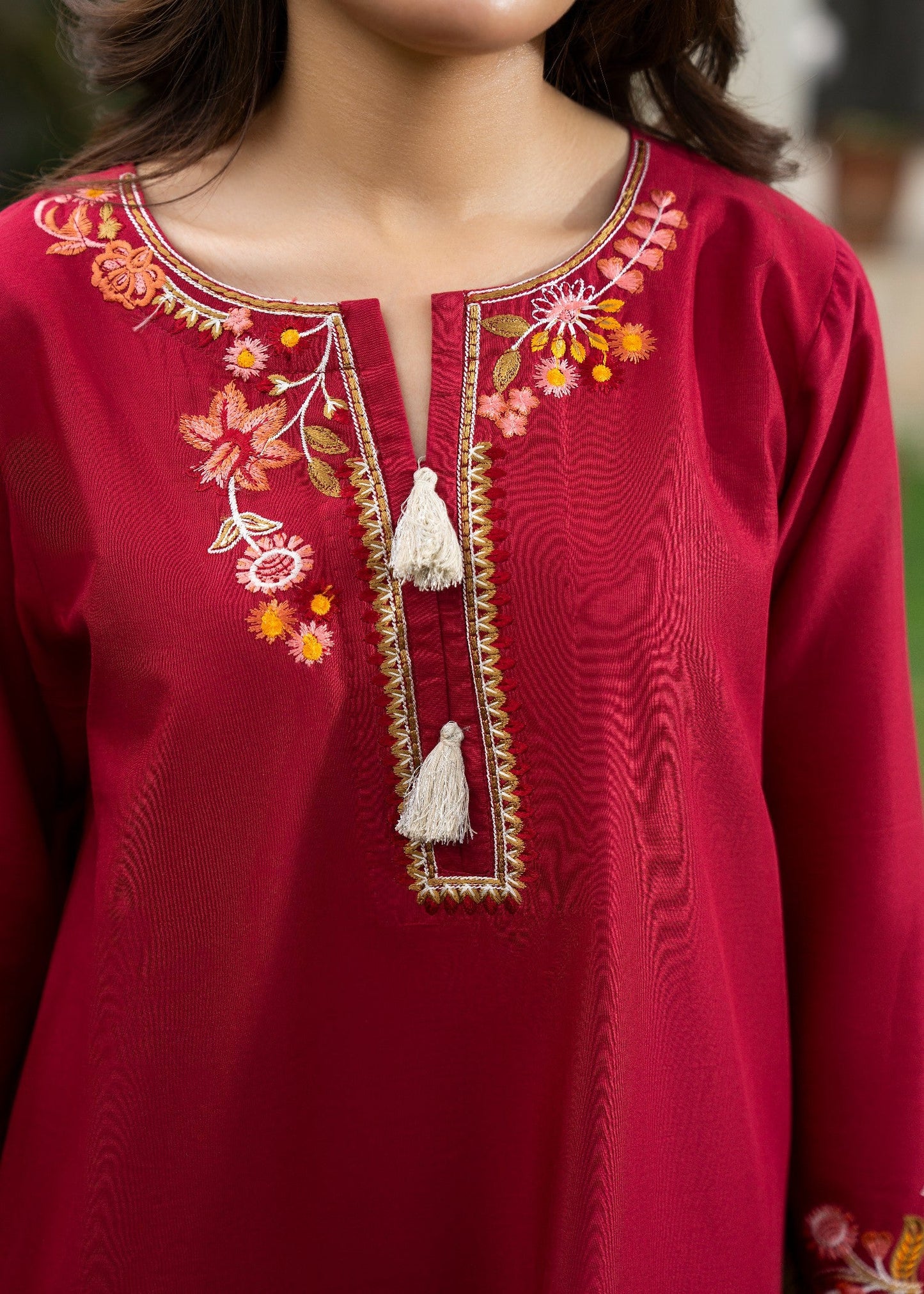 Rania 2pc -  Luxury Embroidered Lawn