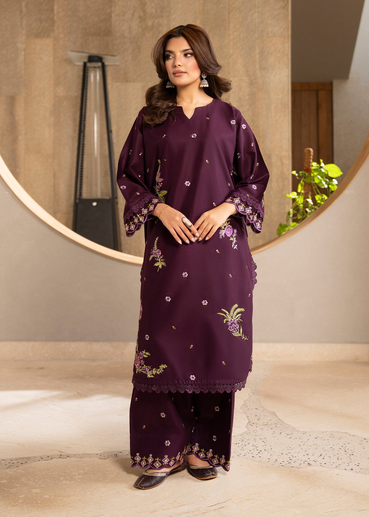 Aaira 2pc -  Luxury Embroidered Lawn