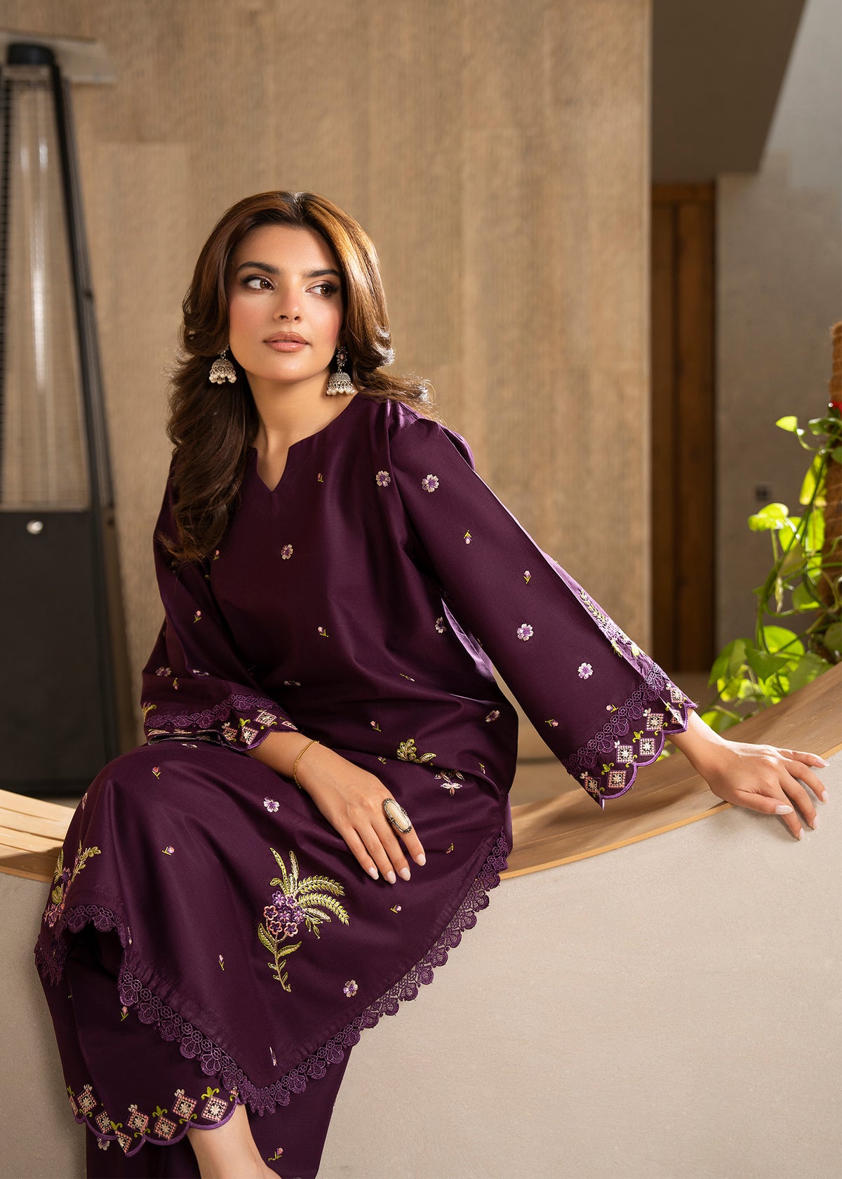 Aaira 2pc -  Luxury Embroidered Lawn