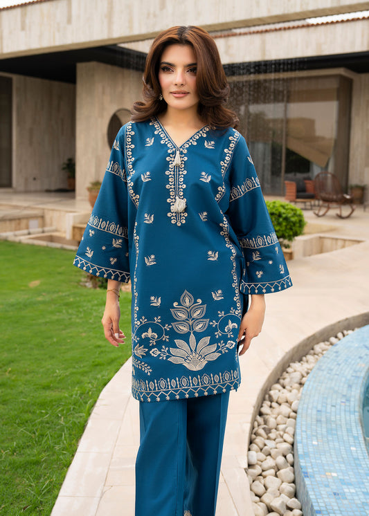 Syra 2pc -  Luxury Embroidered Lawn