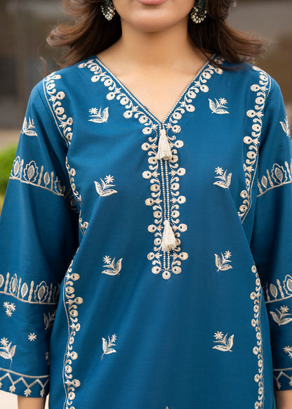 Syra 2pc -  Luxury Embroidered Lawn