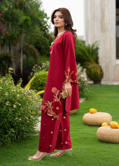 Rania 2pc -  Luxury Embroidered Lawn