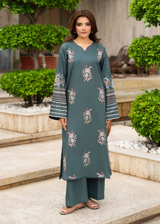 Asteria 2pc -  Luxury Embroidered Lawn
