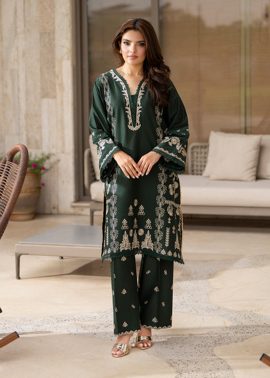 Fariha 2pc -  Luxury Embroidered Lawn