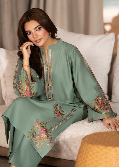 ELARA 2pc -  Luxury Embroidered Lawn