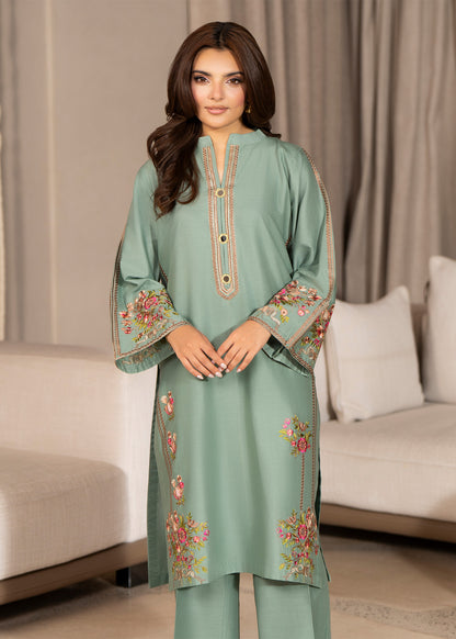 ELARA 2pc -  Luxury Embroidered Lawn