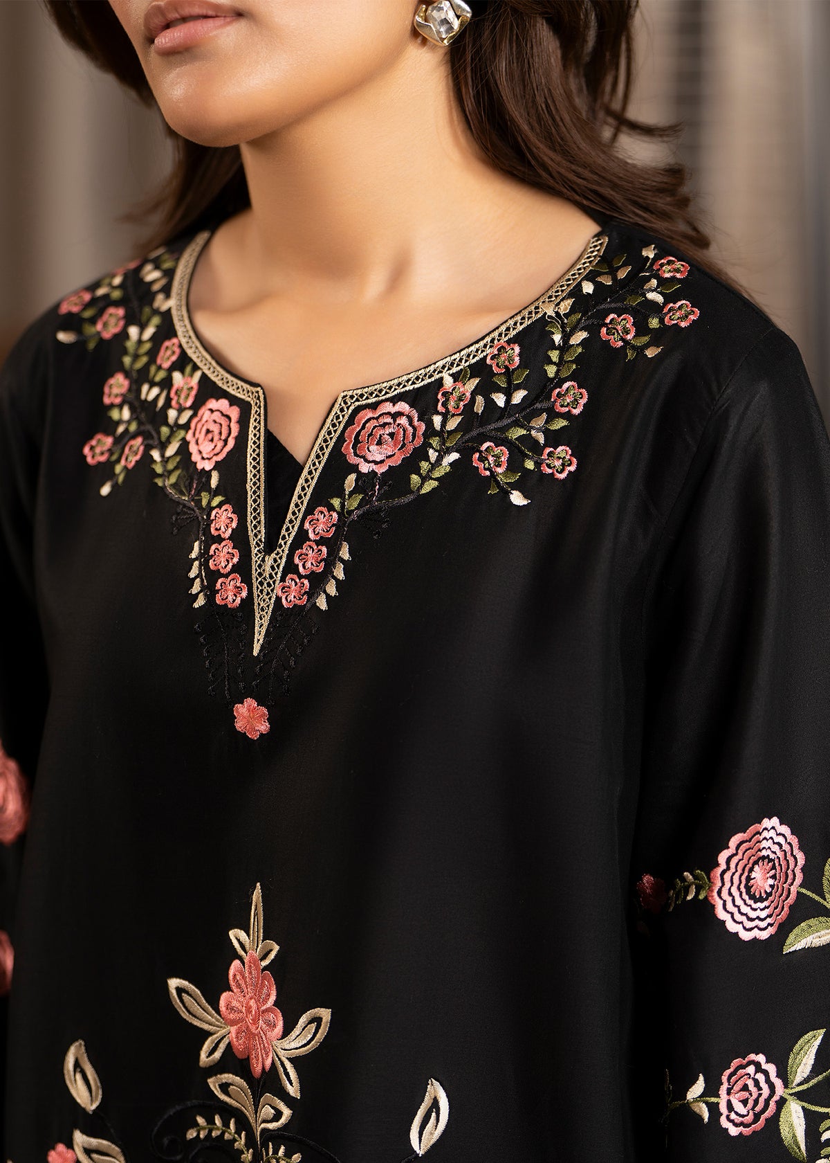 Elisia 2pc -  Luxury Embroidered Lawn