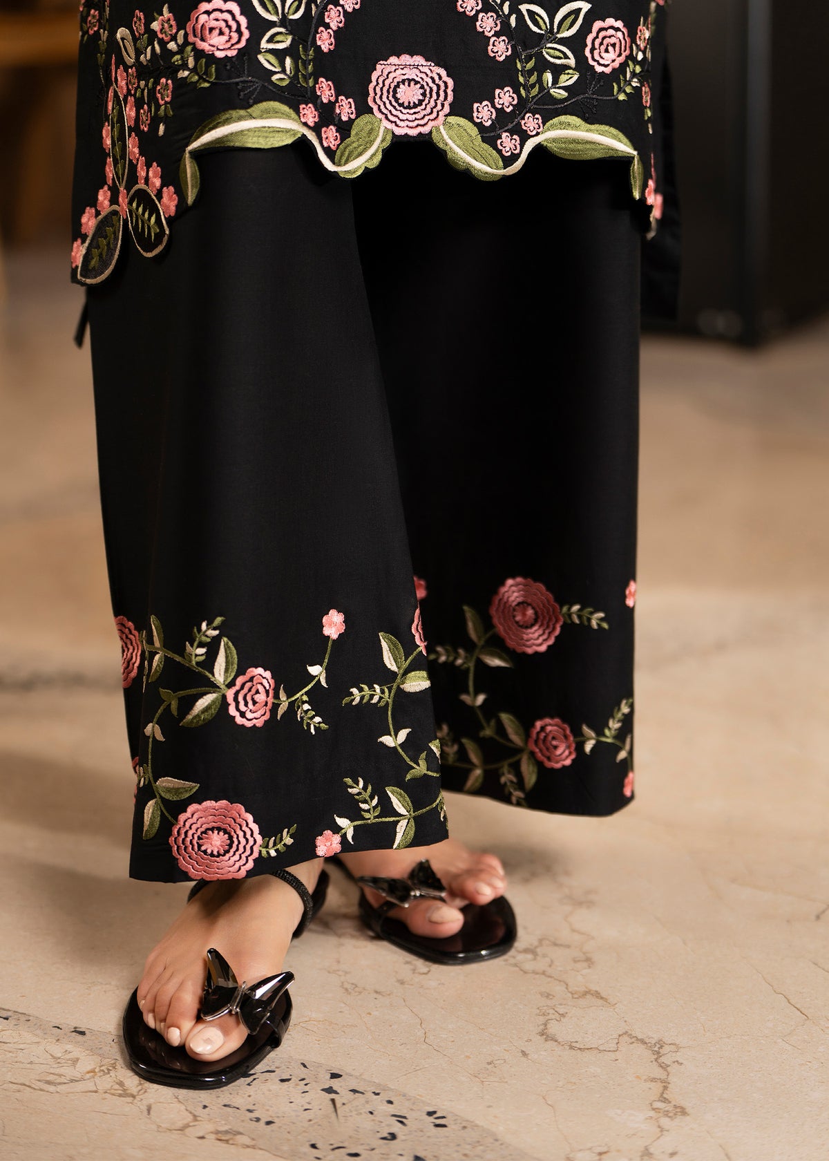 Elisia 2pc -  Luxury Embroidered Lawn