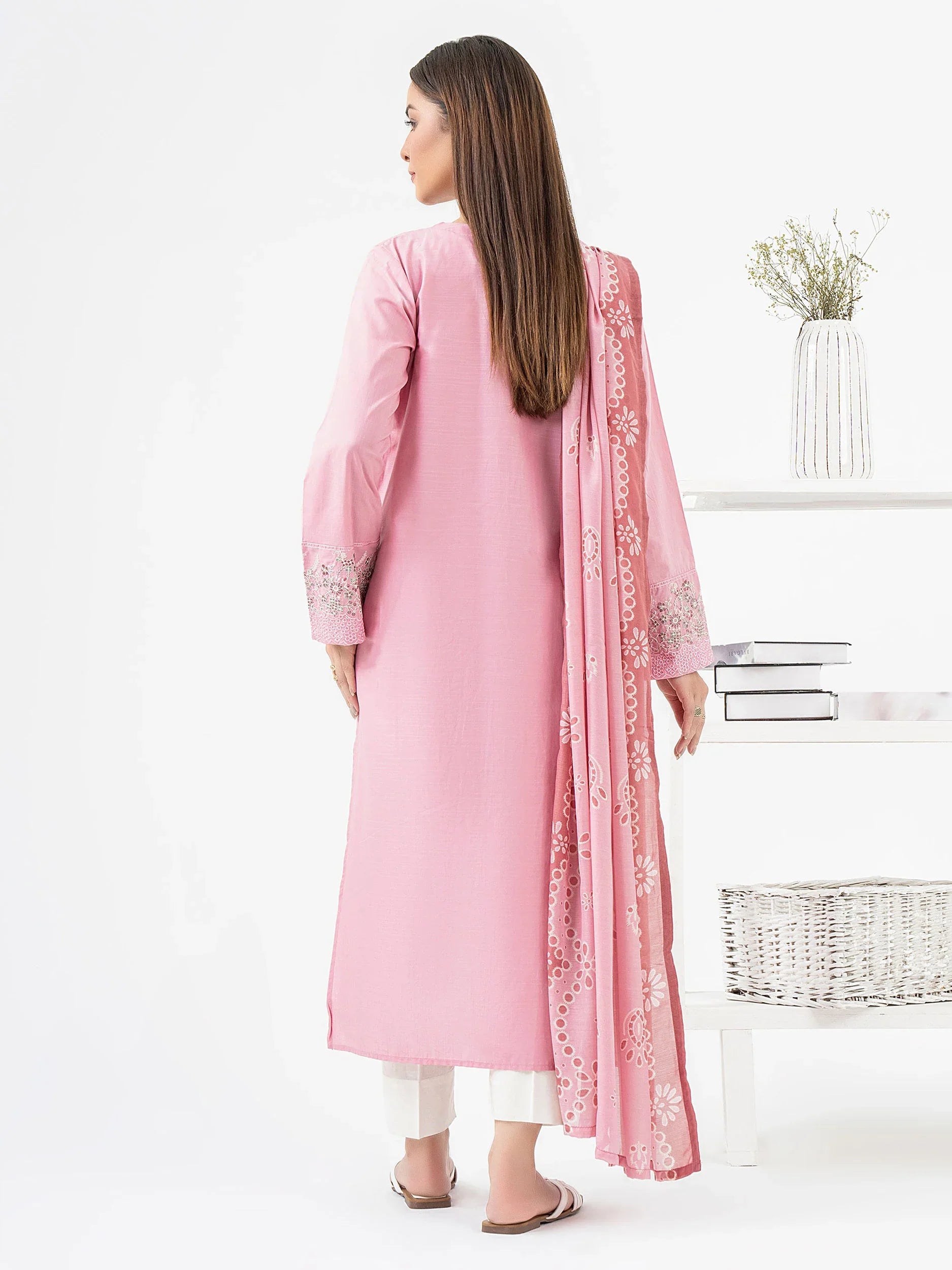 2 Piece Lawn Suit-Embroidered (Pret)