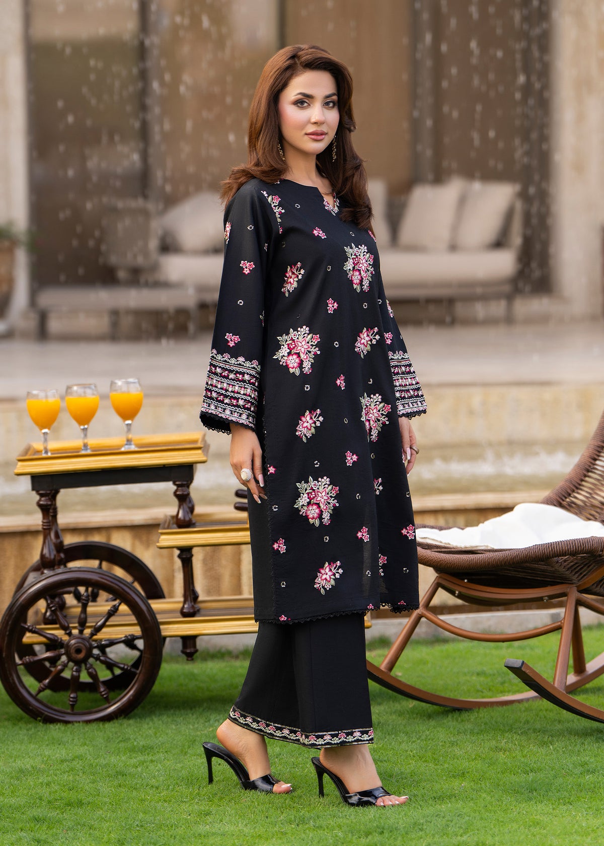 Cyrene 2pc -  Luxury Embroidered Lawn